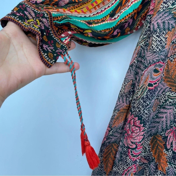 NWT Verb by Pallavi Singhee floral printed midi dress Sz Small - Picture 12 of 13